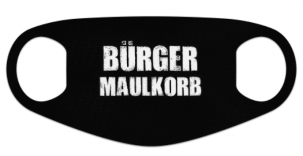 Behelfsmaske Maske BÜRGER MAULKORB (Neopren)