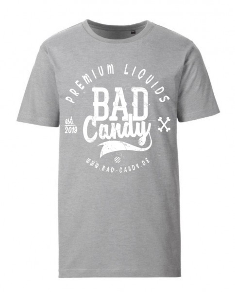 BAD CANDY Premium T-Shirt "BC" gray/white