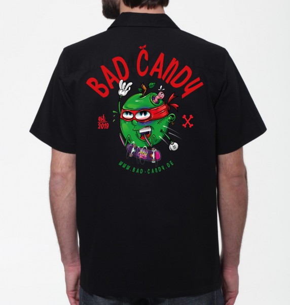 BAD CANDY Workershirt/Hemd "APPLE" black