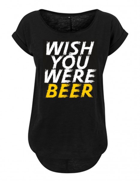 WISH YOU WERE BEER Slub T-Shirt