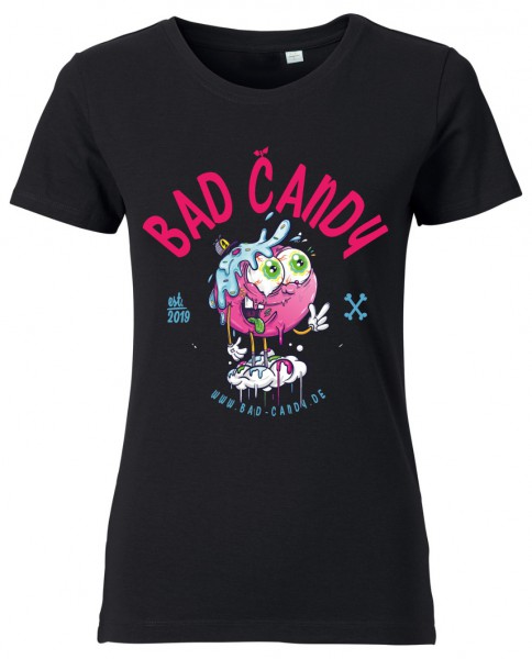BAD CANDY Ladies T-Shirt "BERRY" black