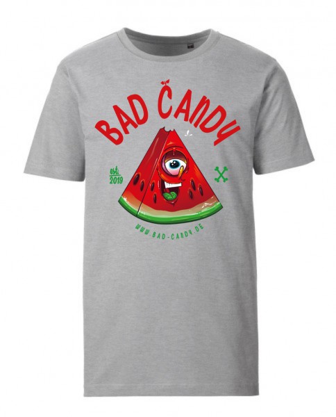 BAD CANDY Premium T-Shirt "MELON" gray