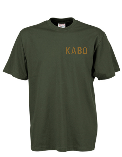 KABO T-Shirt (ERDIG) OLIV Brust klein