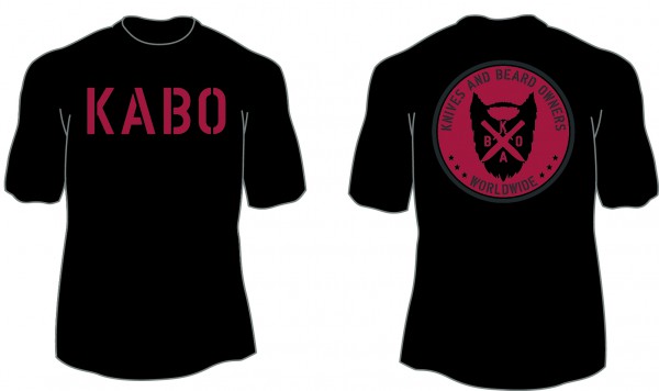 KABO T-Shirt (CLASSIC schwarz/rot/grau)