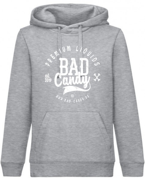 BAD CANDY Premium Hoodie "BC" gray/white Front